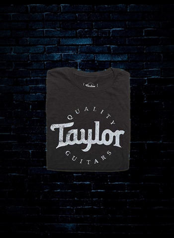 Taylor Basic Aged Logo T-Shirt - Black (Medium)