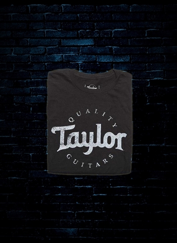 Taylor Basic Aged Logo T-Shirt - Black (Large)