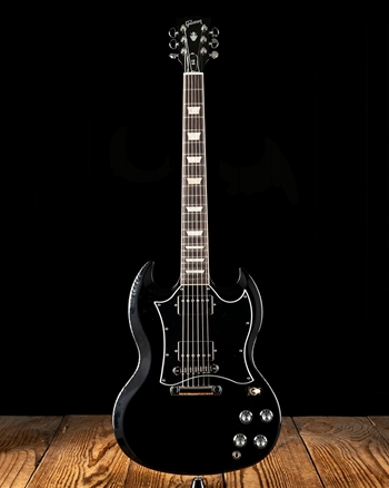 【izk】Gibson SG standard ebony、BLACK Gibson Back in Black… Heritage Cherry, and Dark Walnut!