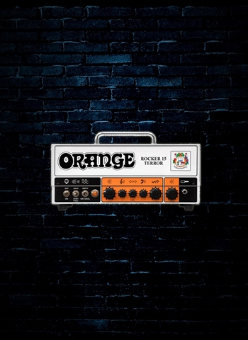 Orange Rocker 15 Terror - 15 Watt Guitar Head - White