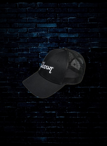 Gibson Trucker Snapback Hat - Black
