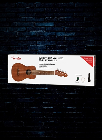 Fender Seaside Soprano Ukulele Pack V2 - Natural