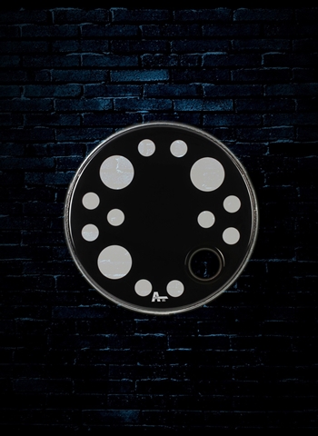 Attack 20" Orbit2 Ported Bass Drumhead - Black