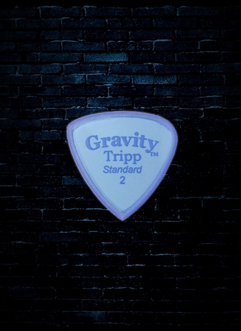 Gravity 2mm Tripp Shape Standard Guitar Pick - Blue