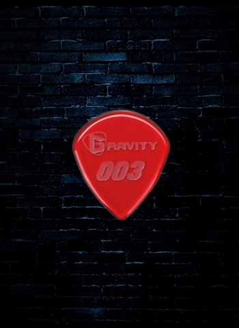 Gravity 1.5mm 003 Shape Jazz III Guitar Pick - Red