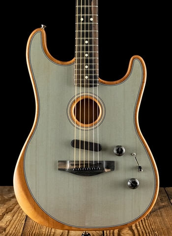 Fender American Acoustasonic Stratocaster - Transparent Sonic Blue