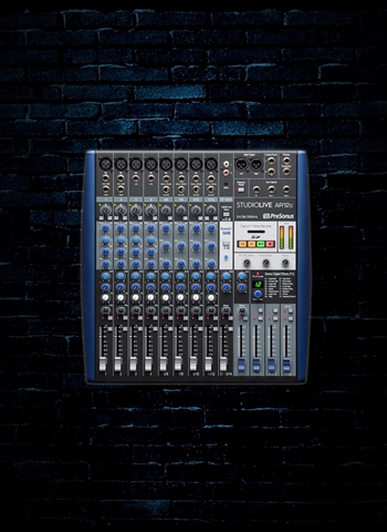 PreSonus StudioLive AR12c - 12-Channel USB-C Analog Recording Mixer & Audio Interface