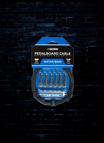 BOSS BCK-6 Solderless Pedalboard 6' Cable Kit