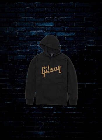 Gibson Logo Hoodie - Black (X-Large)