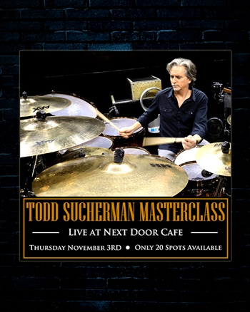 Todd Sucherman Masterclass Tickets 11.03.22