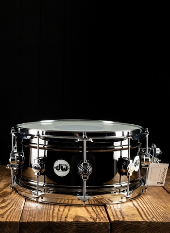 DW 6.5"x14" Design Series Snare Drum - Black Nickel Over Brass