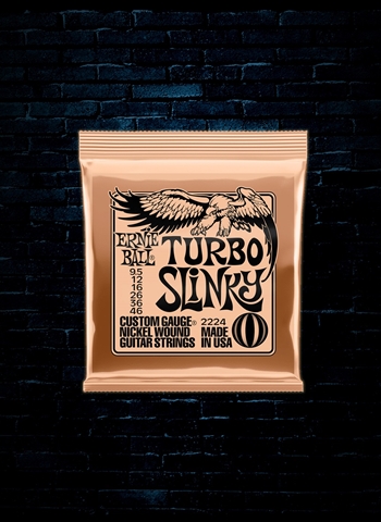 Ernie Ball 2224 Nickelwound Electric Strings - Turbo Slinky (9.5-46)