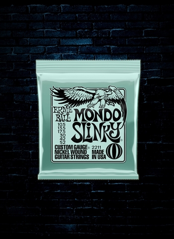 Ernie Ball 2211 Nickelwound Electric Strings - Mondo Slinky (10.5-52)