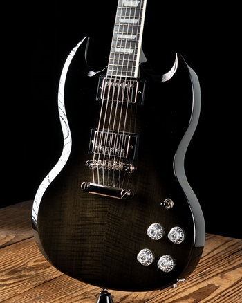 Epiphone SG Modern Figured Electric Guitar - Trans Black