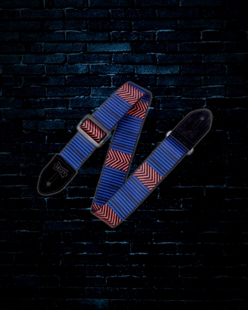 Levys 2" Print Series Polyster Guitar Strap - Tribal Chevron