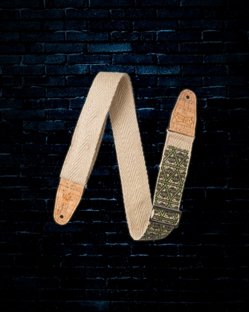 Levy's 2" Print Series Hemp Webbing Guitar Strap - Illuminati