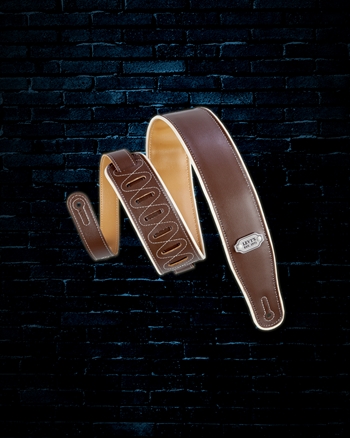 Levy's 2.75" Rebel Series Reversible Vinyl Strap - Brown/Mustard