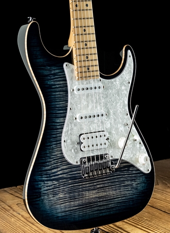 Suhr Standard Plus Electric Guitar - Faded Trans Whale Blue