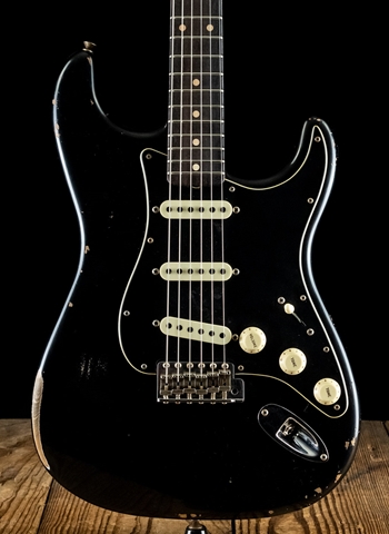 Fender Custom Shop 2019 Roasted Poblano Relic Stratocaster - Aged Black