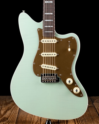Fender Parallel Universe II Stratocaster Jazz Deluxe - Transparent Faded Seafoam Green