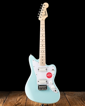 ギター Squier Mini Jazzmaster, Daphne Blue Squier Mini Jazzmaster HH Electric Guitar - Daphne Blue with