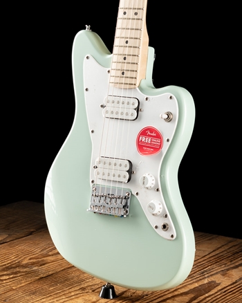 Squier Mini Jazzmaster HH, Surf Green – Elderly Instruments