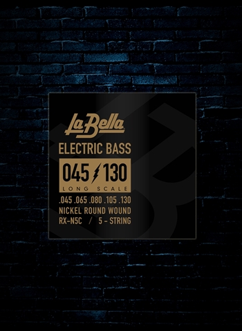 LaBella RX-N5C RX Nickel Bass Strings - 5-String Long Scale (45-130)