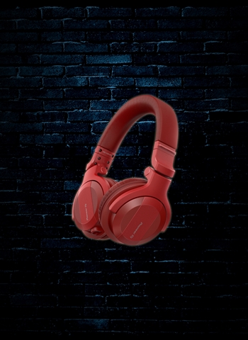 Pioneer HDJ-CUE1BT Bluetooth DJ Headphones - Red