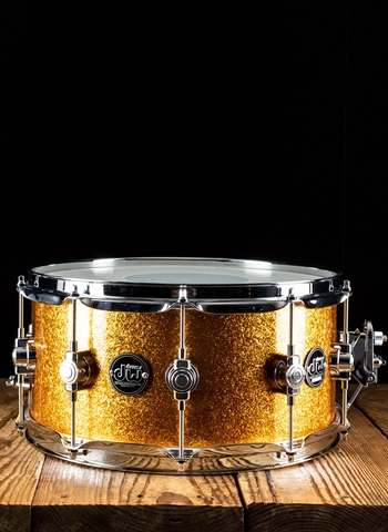 DW 6.5"x14" Performance Series Snare Drum - Gold Sparkle