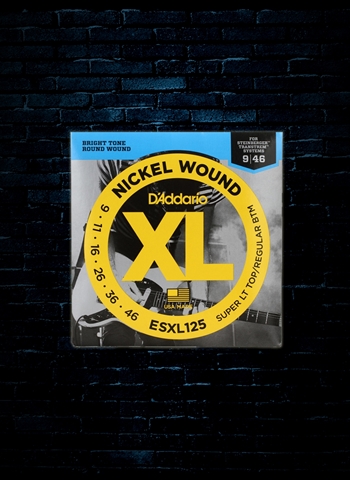 D'Addario ESXL125 XL Nickel Wound Electric Strings - Super LT/Reg (9-46)