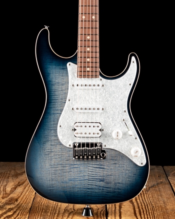 Suhr Standard Plus - Faded Trans Whale Blue Burst