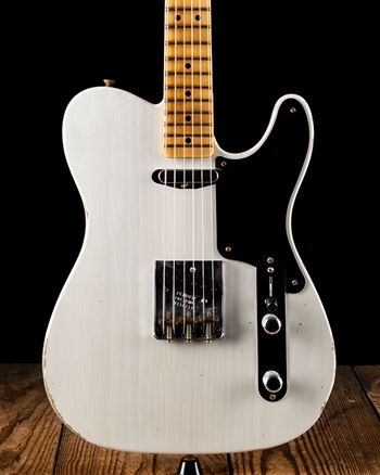 Fender Custom Shop Roasted Pine Double Esquire Relic - Aged White Blonde