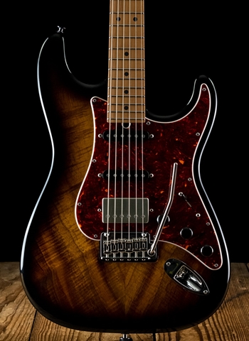 Suhr Classic Custom Figured Koa/Roasted Alder - 2 Tone Tobacco Burst