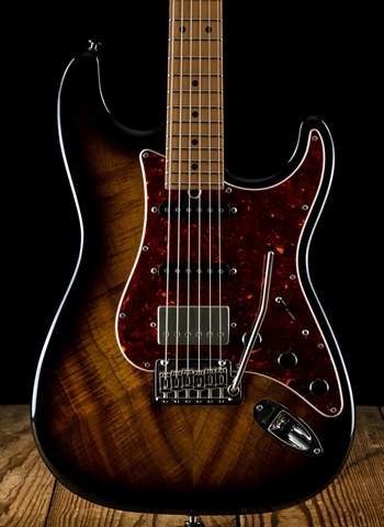 Suhr Classic Custom Figured Koa/Roasted Alder - 2 Tone Tobacco Burst