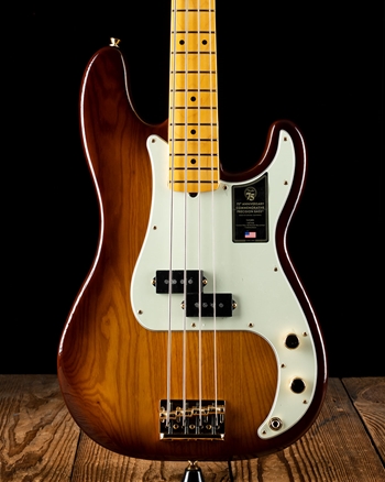 Fender 75th Anniversary Commemorative Precision Bass - 2-Color Bourbon Burst