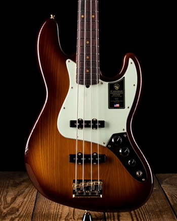 Fender 75th Ann. Commemorative Jazz Bass - 2-Color Bourbon Burst