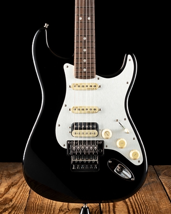 Fender American Ultra Luxe Stratocaster Floyd Rose HSS - Mystic Black