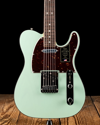 Fender American Ultra Luxe Telecaster - Transparent Surf Green