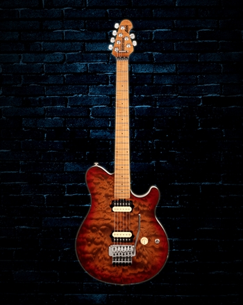 Ernie Ball Music Man Axis - Roasted Amber Quilt