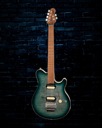 Ernie Ball Music Man Axis - Yucatan Blue Flame