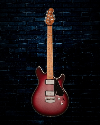 Music Man Valentine Tremolo - Maroon Burst Sparkle