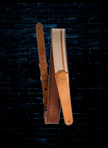 Taylor 2.5" Vegan Leather Guitar Strap - Tan