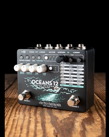 Electro-Harmonix Oceans 12 Dual Stereo Reverb Pedal