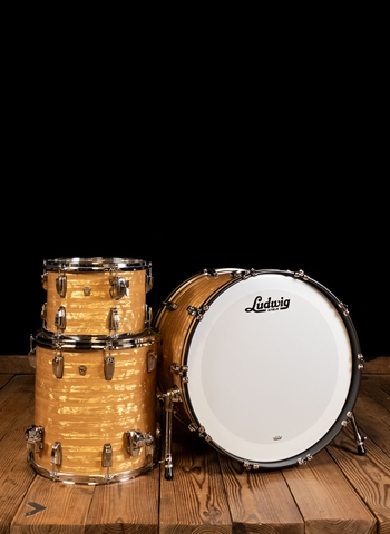 Ludwig Classic Maple Pro Beat 3-Piece Drum Set - Aged Onyx