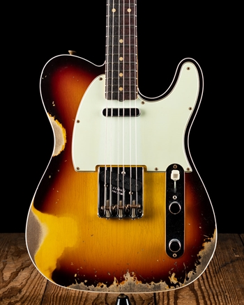Fender Custom Shop Limited Edition 1960 Heavy Relic Telecaster - Chocolate 3-Color Sunburst