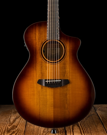 Breedlove Pursuit Exotic S Concert CE Myrtlewood-Myrtlewood - Tiger's Eye