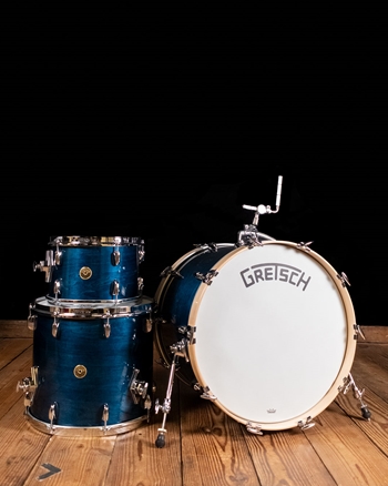 Gretsch Broadkaster 3-Piece Drum Set - Azure Gloss