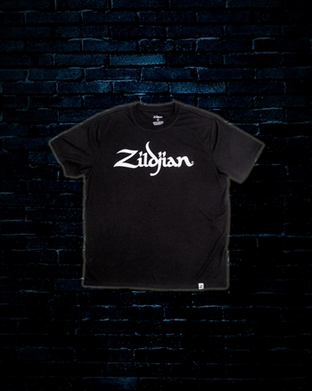 Zildjian Classic Logo T-Shirt - Black (Large)