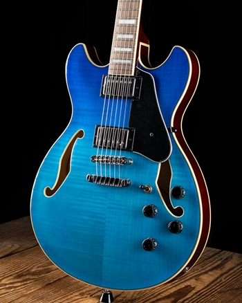 Ibanez AS73FM AS Artcore - Azure Blue Gradation