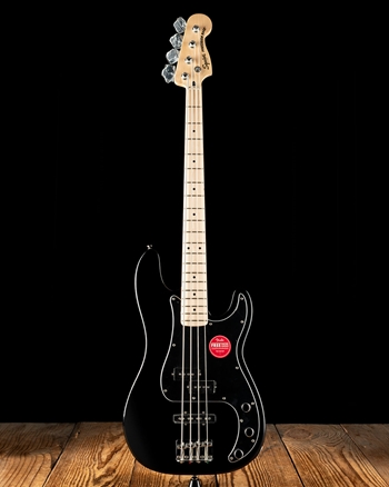 ベース Squier affinity series pj bass black Squier Affinity Series PJ Bass Maple Fingerboard Pack With